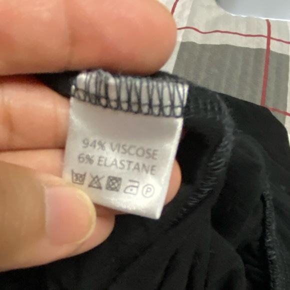 1- KLOK DENMARK Black VISCOSE-Blend Blouse - Picture 5 of 7